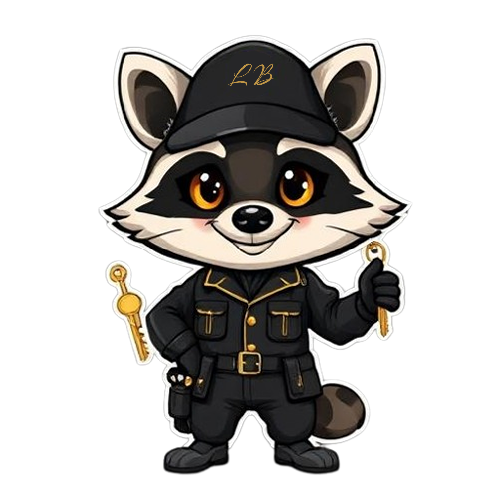 Locksmith Band Raccoon Mascot